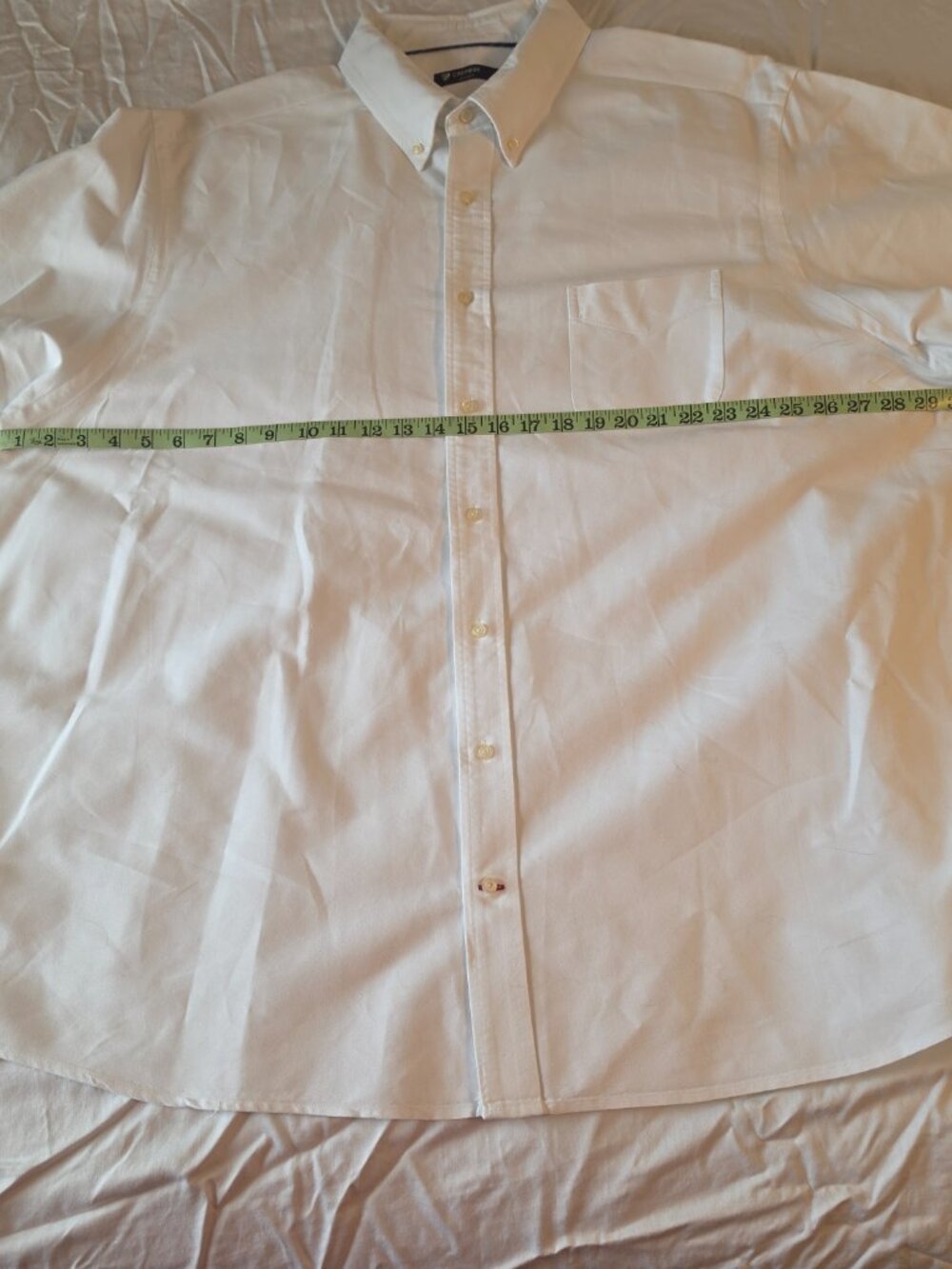 White Daniel Cremieux shirt 3XB - Men's Cotton Button Down